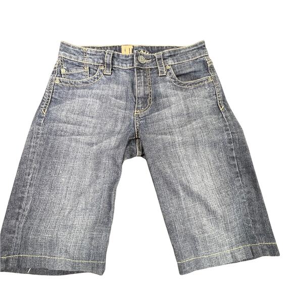 Kut from the Kloth Mid Rise Denim Bermuda Shorts Size 2 - Picture 1 of 14